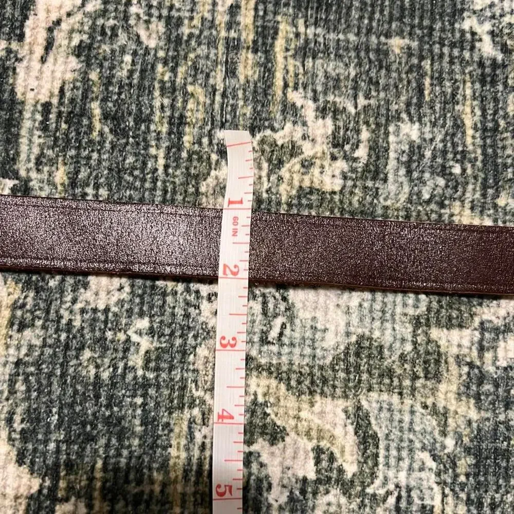 New Scott Pet Leather Dog Leash Brown Brass Snap 6ft